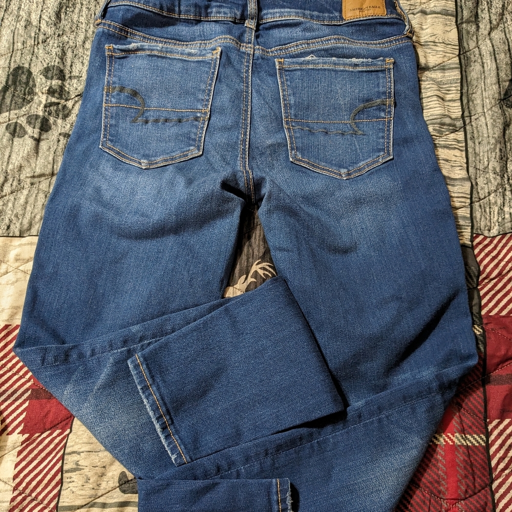 Ae jeggings size 8